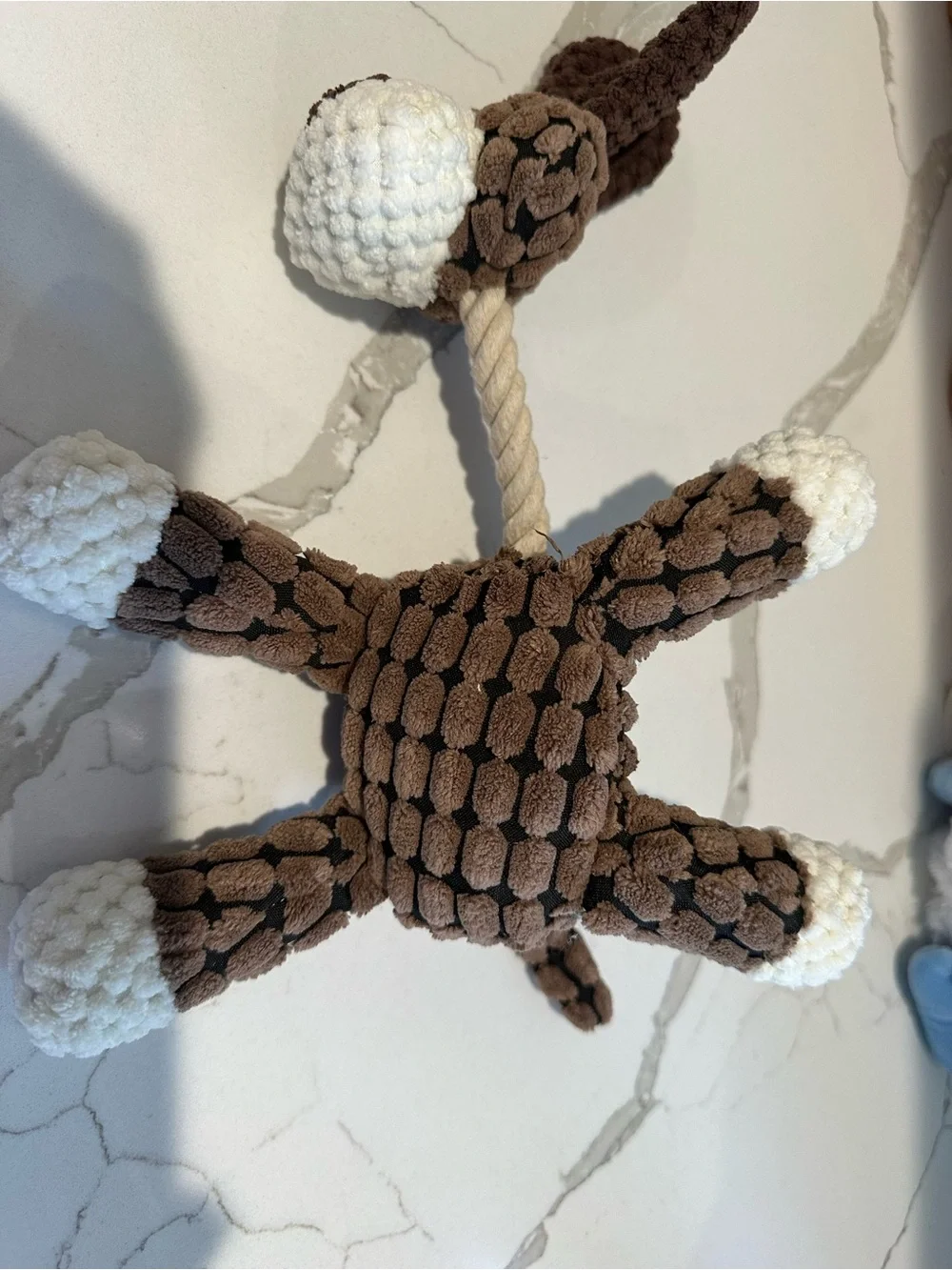 Plush Brown & Cream Moose Dog Toy Brand New No Tag